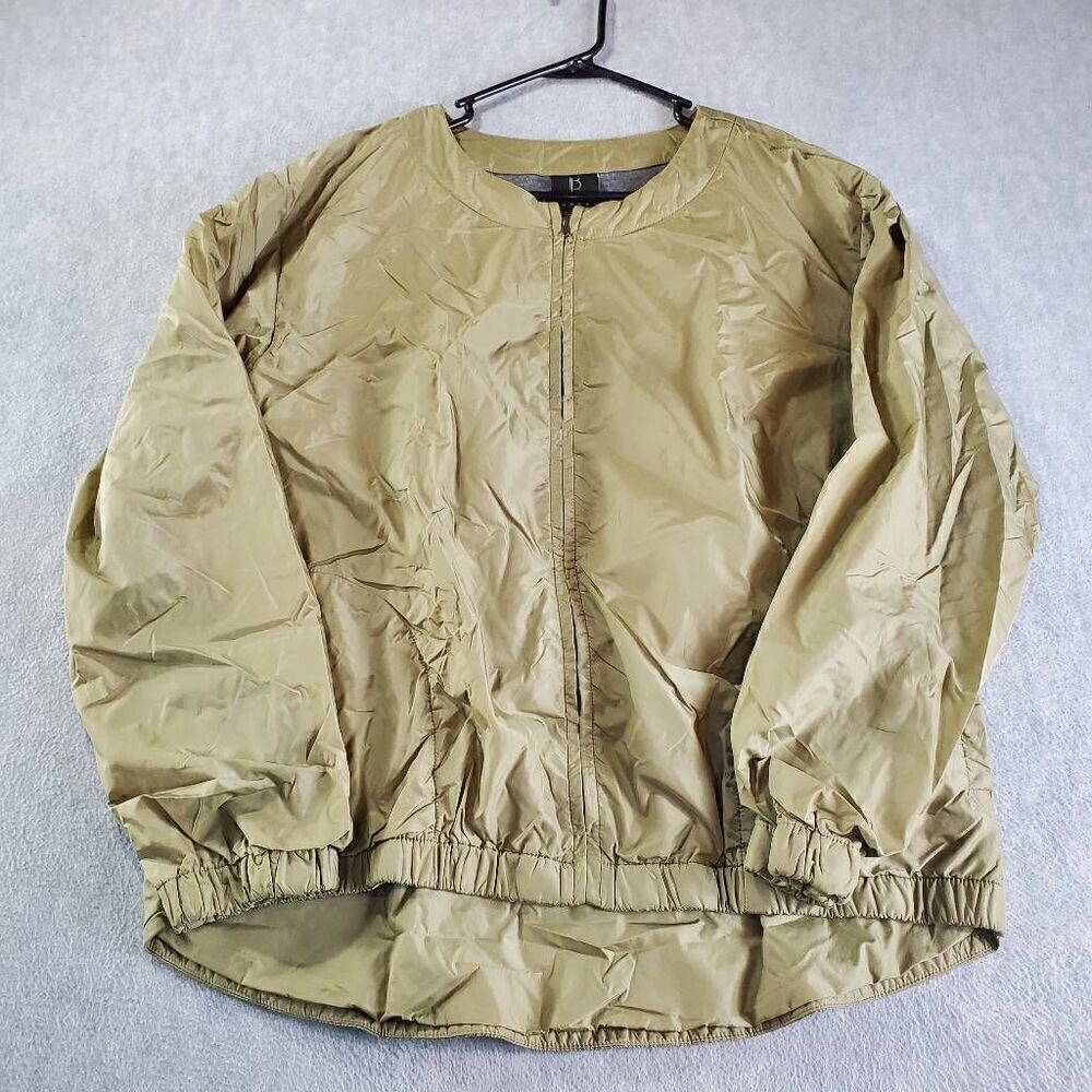 Bobeau Jacket Womens Medium Green B Collection Bryce Lightweight Windbreaker
